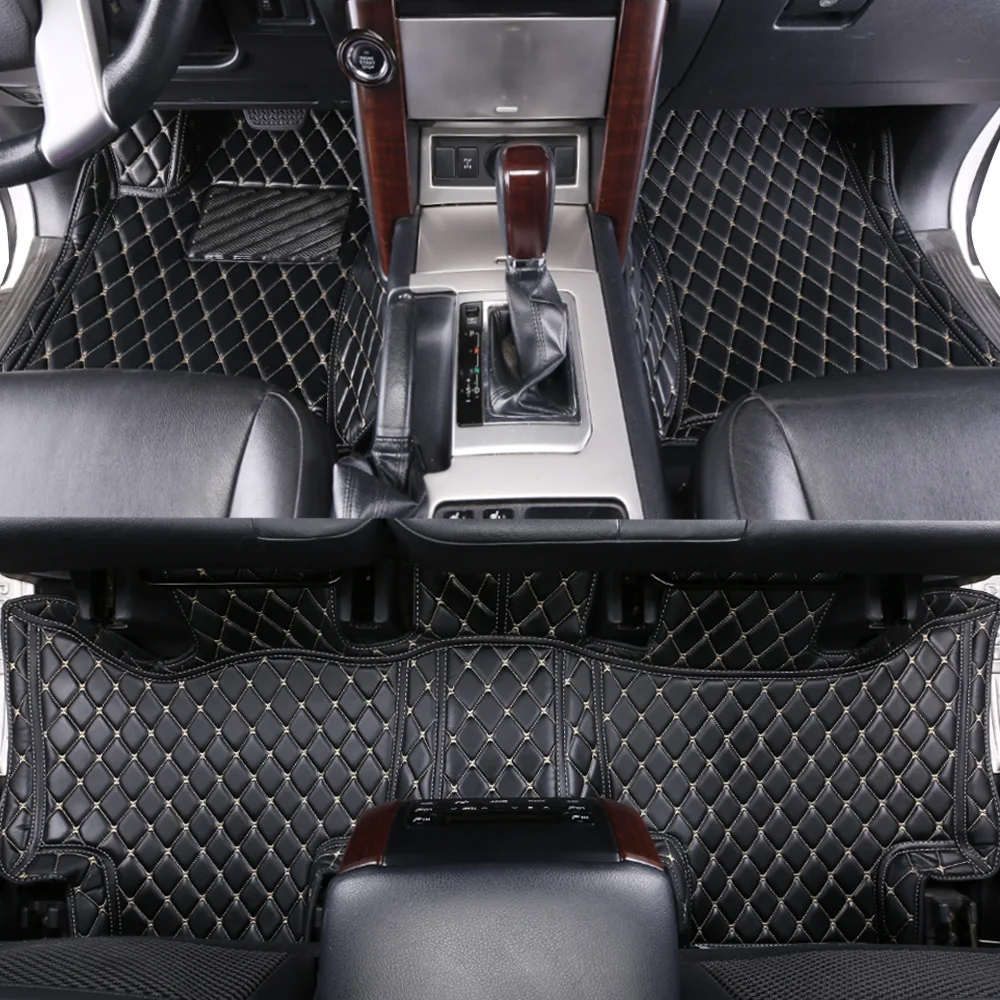 АВТОКОРОНА 3д коврики из экокожи в салон автомобиля для Toyota Land Cruiser 200 2007–2019 5