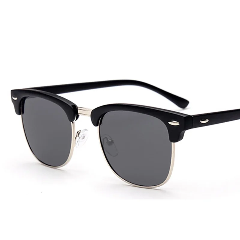 

Classic Retro Sunglasses Women Half Frame Popular Fashion Square Glasses Men Eyeglasses