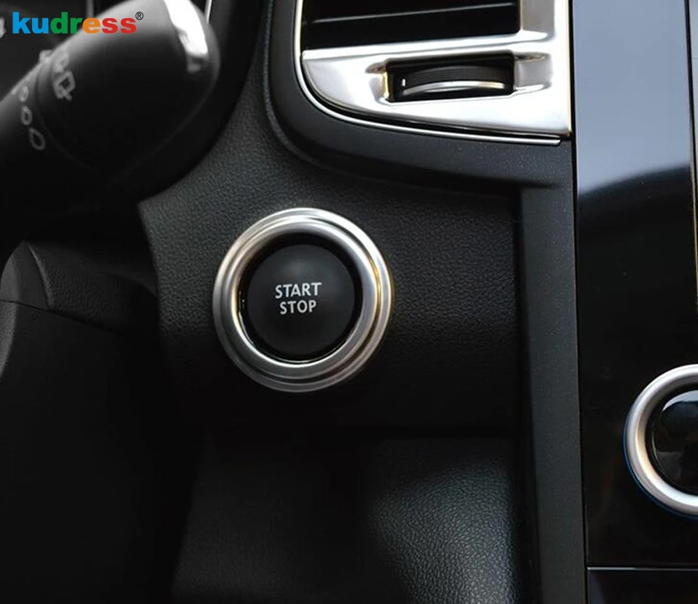 Крышка передней кнопки старта и остановки двигателя из нержавеющей стали для