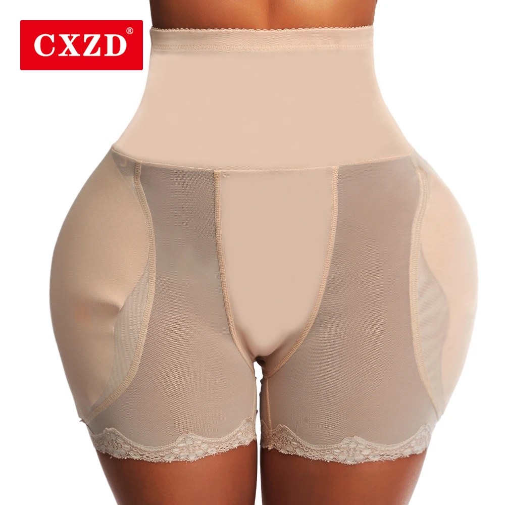 

CXZD Women Butt Lifter Shapewear Waist Tummy Control Body Underwear Shaper Pad Control Panties Fake Buttocks Sexy Lace Lingerie