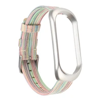 replacement nylon for xiaomi watch mi m3 m4 m5 m6 band high quality strap wrist bracelet accessories watchbands miband3 miband5