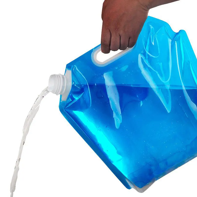 

5L/10L Portable Car Water Storage Bag for Camping Travel Folding Collapsible Drinking Carrier Container for Outdoor Picnic BBQ