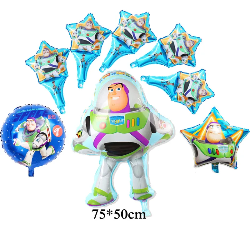 8pcs mix lightyear 5 шт./лот древесные гелиевые шары фольгированный Материал Смешанный стиль Вуди из мультфильма вечерние шары Лайтер на день рождения воздушные шары - Цвет: 8pcs mix lightyear