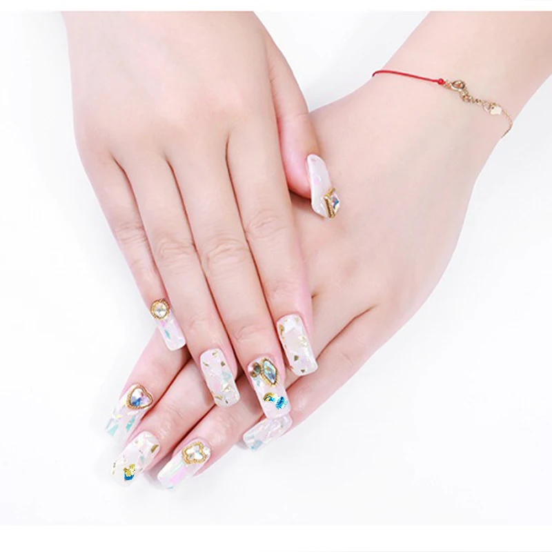 Имитация золотых листьев хлопья для украшения ногтей позолота живопись