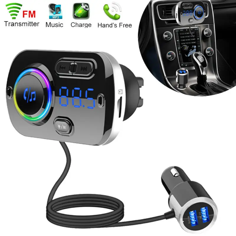 Bluetooth FM передатчик Автомобильный MP3 плеер USB накопитель KFZ SD AUX Freisprechanlage|MP3-плееры| |