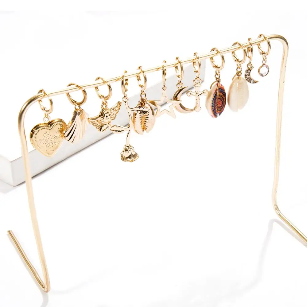 Женские Висячие серьги Lvory 1 пара корейских милых богемных сережек в форме