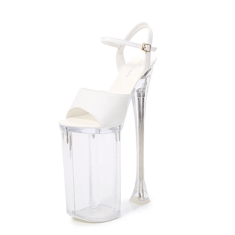 

nightclub super high heels 26cm model sandals female show steel pipe dance shoes