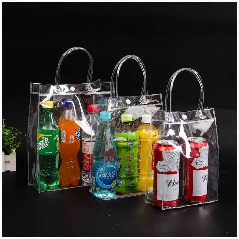 100 шт ПВХ сумки Подарочная сумка Косметика для макияжа универсальная упаковка