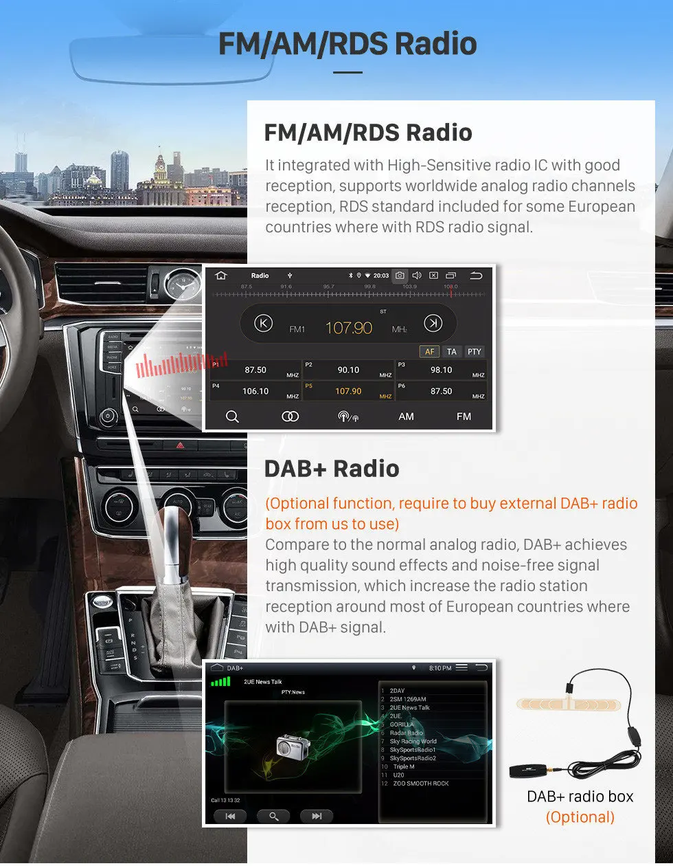 Seicane Android 9,0 автомагнитола gps навигация Мультимедиа Стерео головное устройство для 2005 2006-2010 старых Mazda 5 авто видео dvd-плеер