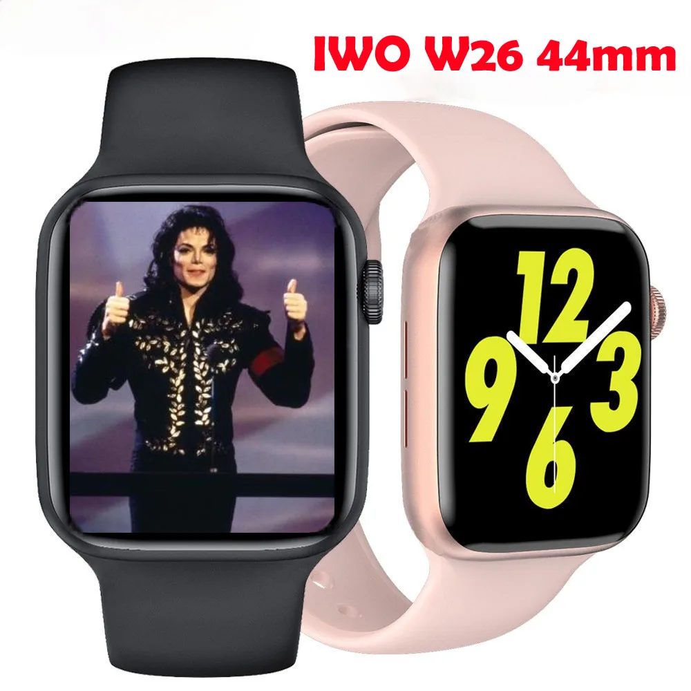 

2021 IWO W26 Smart Watch Men Bluetooth Heart Rate/Blood Pressure Ip68 Waterproof Women Smartwatch PK T500 W46 for Apple Oppo