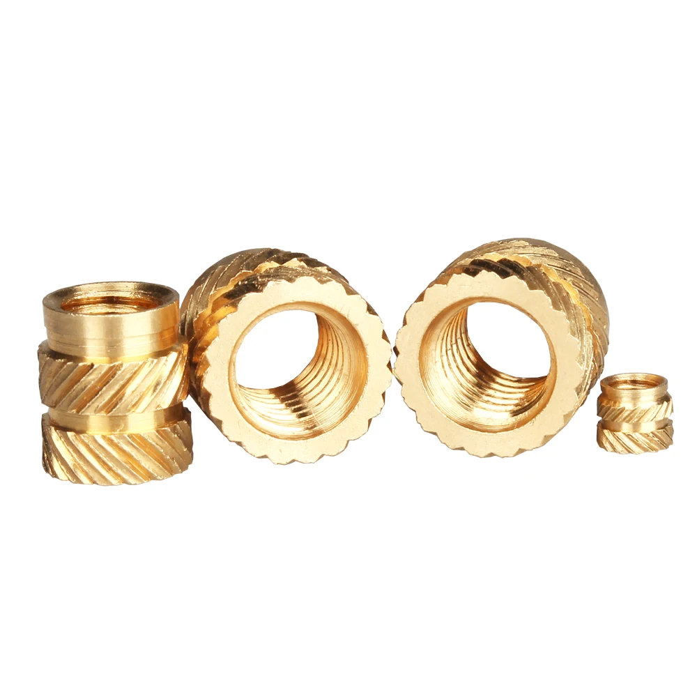M3 M4 вставка с накаткой латунь термо плавкая гайки нагрева литья Медь резьбы гайка