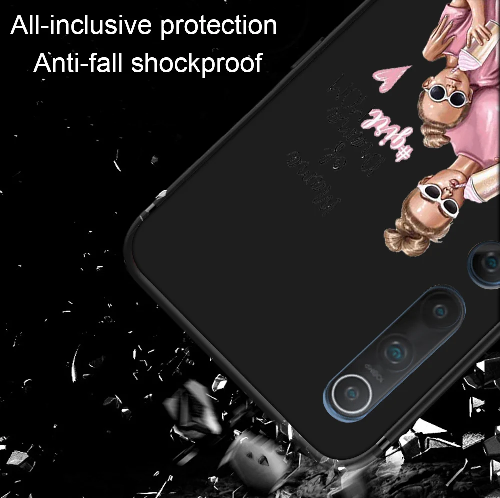 super mom baby woman case for xiaomi redmi note 10 9 8 7 t pro 9a 8a 7a mi note 10 9 9t pro se a2 a3 lite f1 soft tpu phone back free global shipping