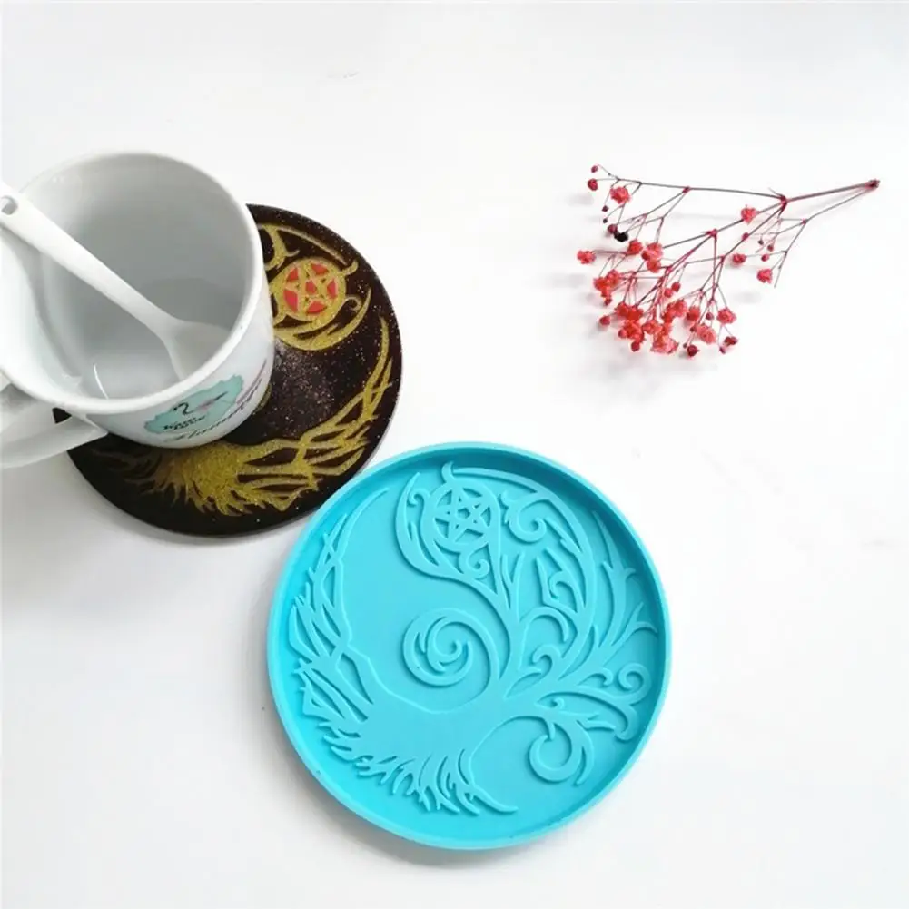 Лидер продаж 80% круглая антипригарная форма мягкая подставка под дерево