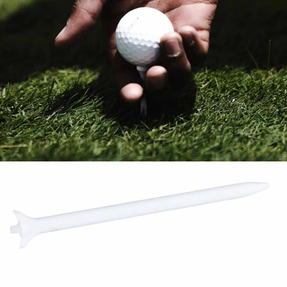 

25pcs Lightweight Durable New Zero Friction Tour 3-Prong Tees (White)