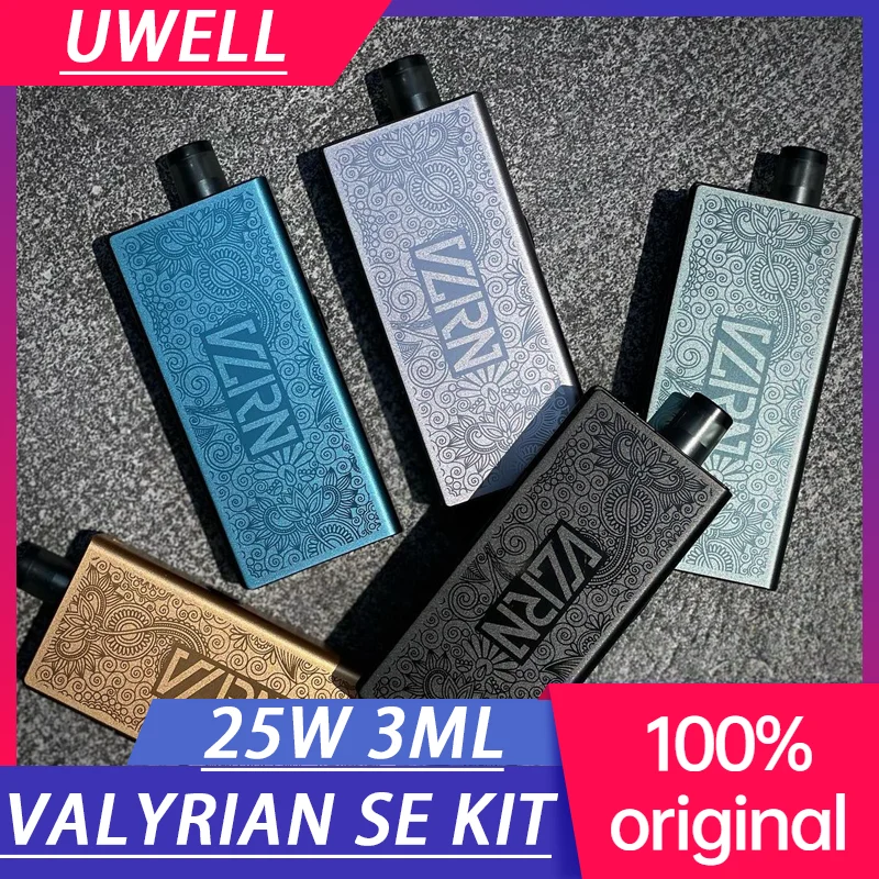 

Uwell original valyrian se Pod System 25W vape kit 3ml pod 0.6 Ω / 1.0 Ω coil built in battery 1250ma electronic smog vaporizer
