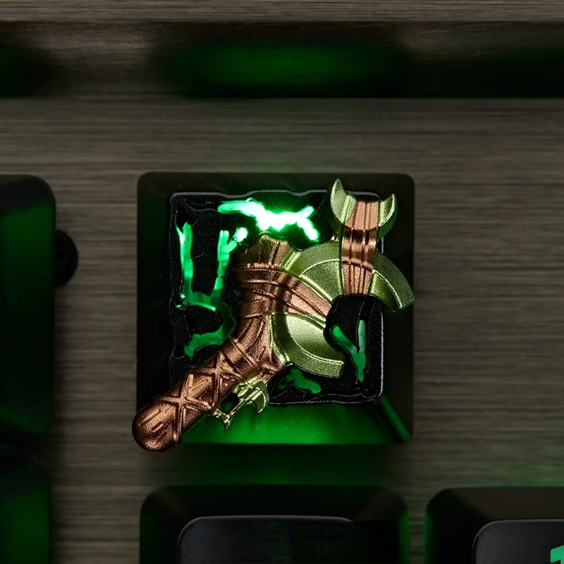 

1 шт., металлическая полупрозрачная крышка для механической клавиатуры