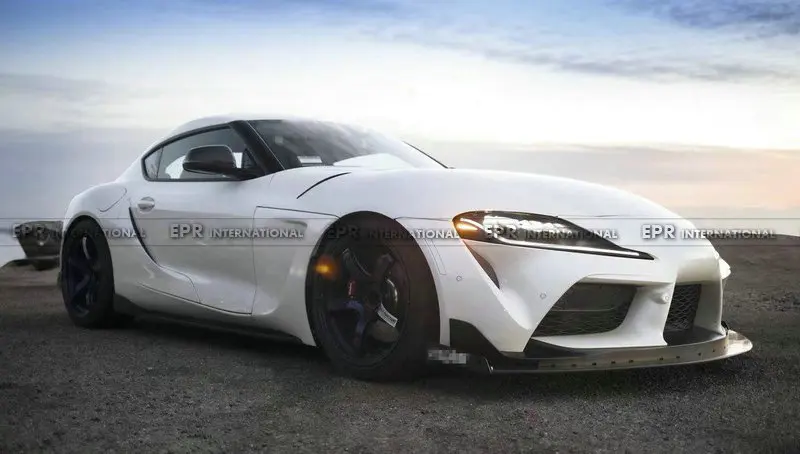 Автомобильные аксессуары из стекловолокна для TOYOTA Supra A90/A91 EPA Style FRP переднее крыло