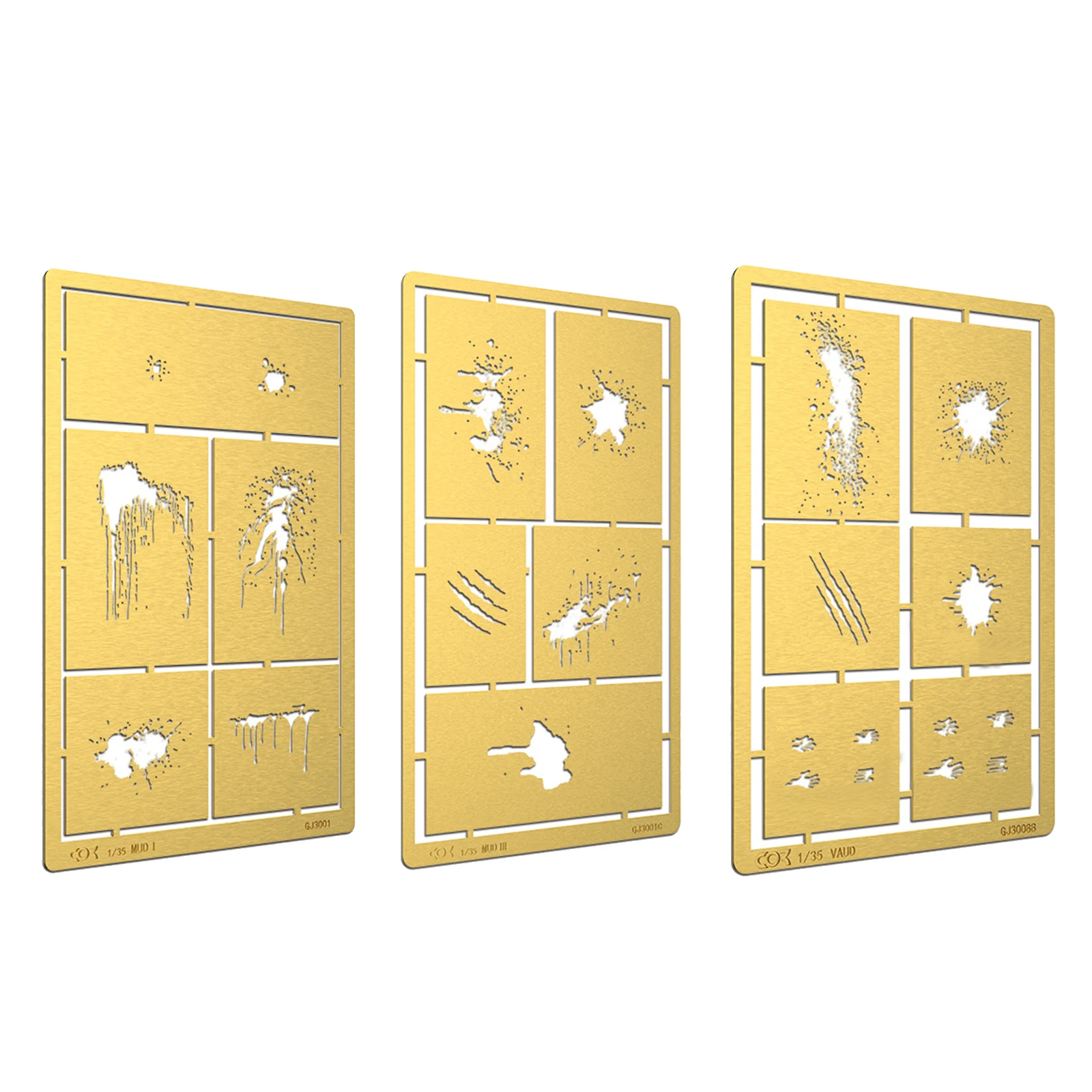 Model Craft Making Painting Tools Parts Kits Stenciling Template Painting Plate for 1/35 Model Building Supply Hobby New