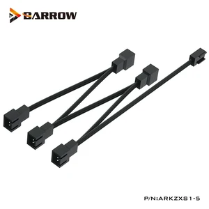 Barrow 5V AURA 1 To 5 Fan 3PIN ARGB Spliter Hub для фар, осветительный компонент