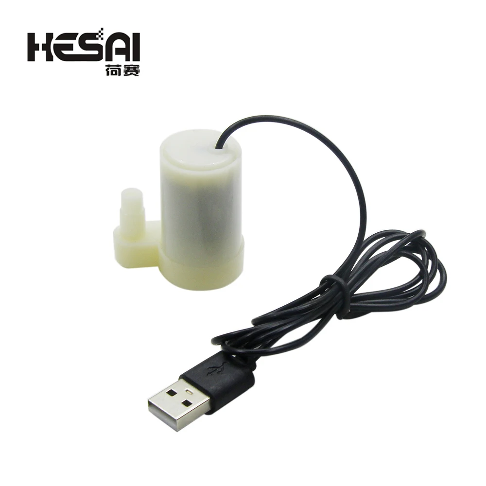 Погружной водяной мини-насос, 5 в постоянного тока, USB, Бесщеточный насос с низким уровнем шума, 120 лч (art.: 3a39c217752) - 3a39c217752
