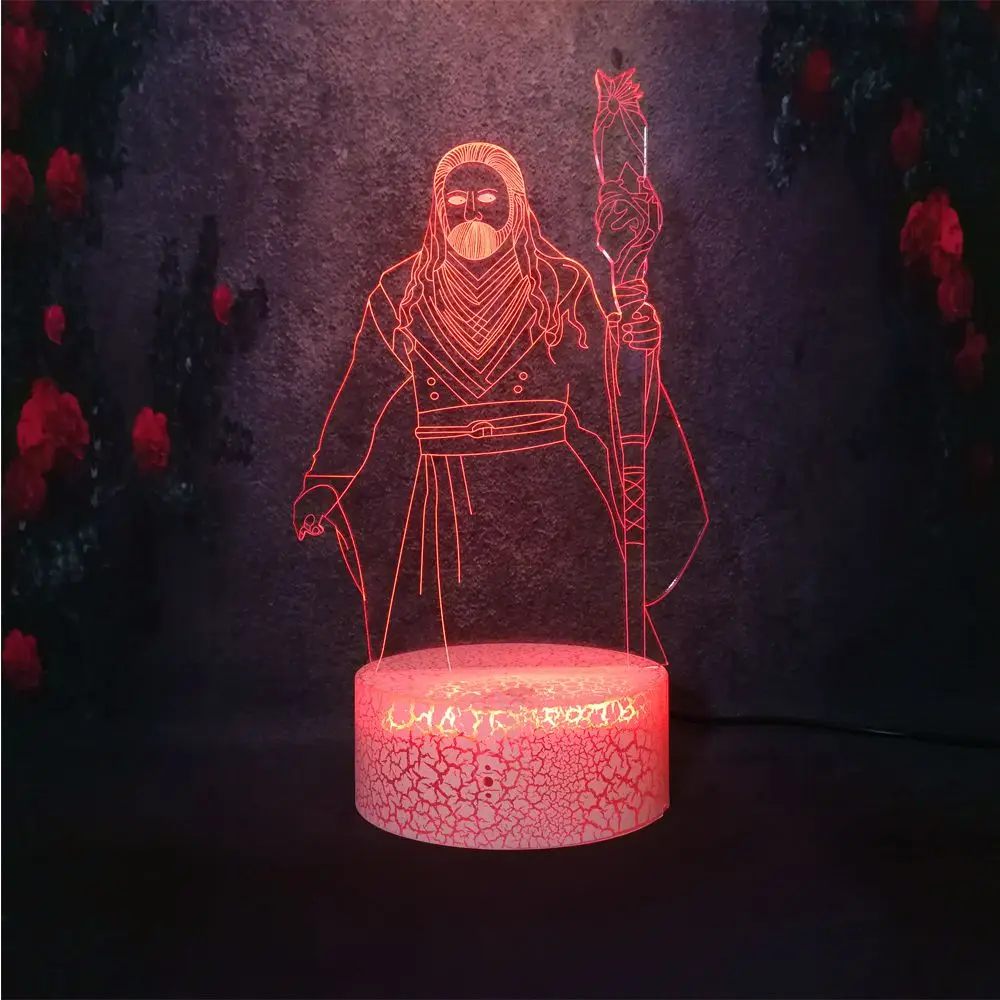 WOW World of Warcraft игра персонаж Antonidas Творческий 3D RGB прикроватная разъем зарядки