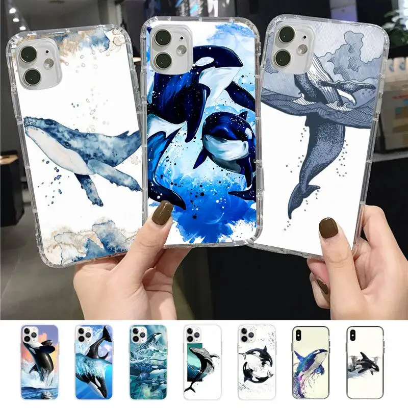 

Killer Whale Phone Case for iPhone 11 12 13 mini pro XS MAX 8 7 6 6S Plus X 5S SE 2020 XR case