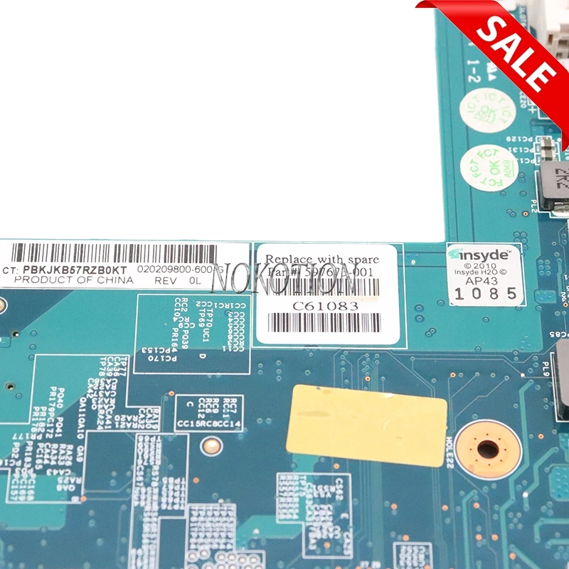 NOKOTION 597673-001 610160-001 610161-001 материнская плата для ноутбука hp CQ62 G62 гнездо S1 DDR3 процессор