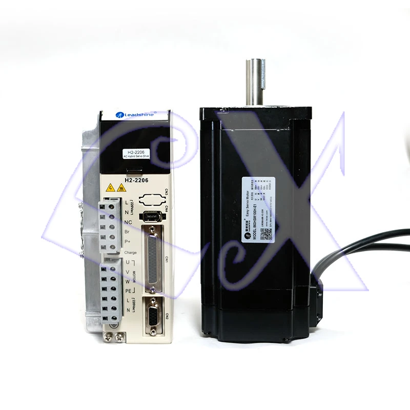 Leadshine NEMA34 10Nm Гибридный серводвигатель драйвер комплект 863HSM100H E1 + H2 2206