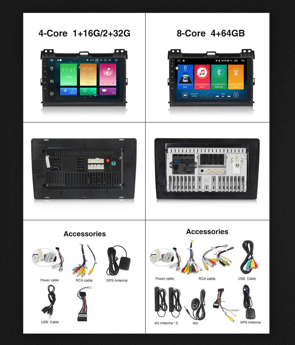 9853 HD Android 9,0 автомобильный DVD gps для Toyota Prado 120 2002-2009 Авторадио gps автомобильный Радио gps центральный мультимедийный в тире головное устройство