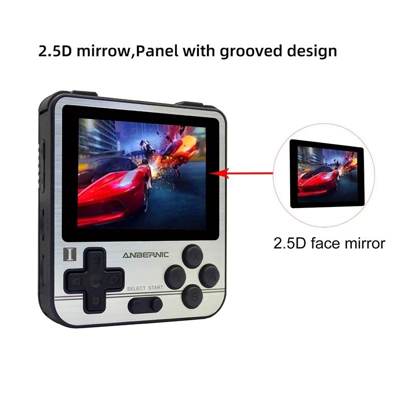 

Mini Handheld Game Player 64G 5000 Games Card Opendingux Portable RG280V Retro Game Console Mini PS1 Video Game Player