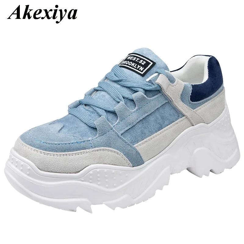 2019 зимние теплые женские ботинки на платформе плюшевые кроссовки из