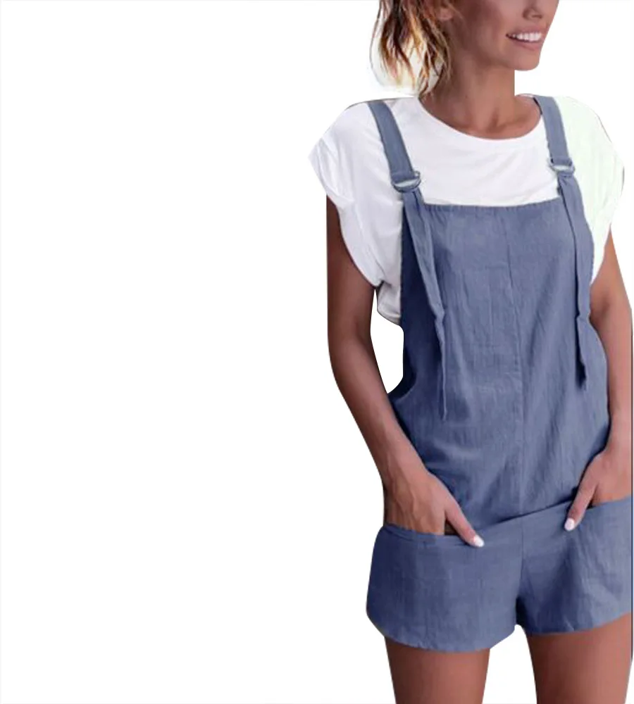 2021 повседневные популярные женские брюки шорты джемпер комбинезон на бретельках