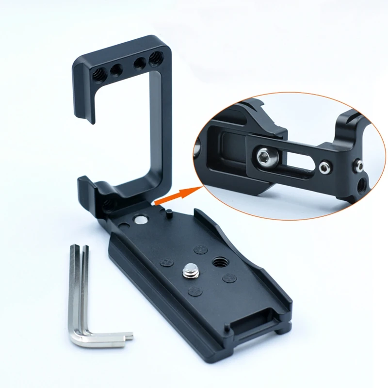 Выдвижной L образный кронштейн вертикальный быстросъемный штатив с ручкой для