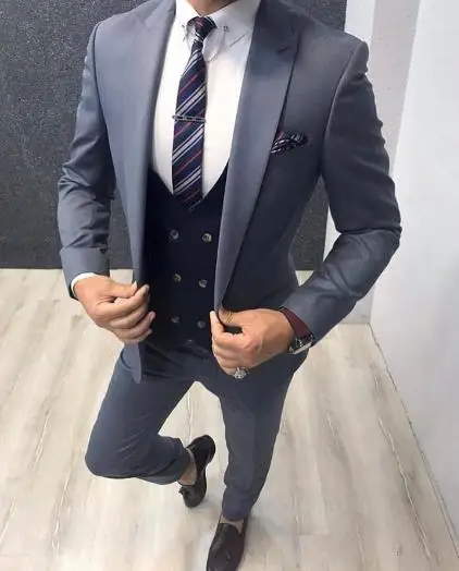 Новое поступление 2022 свадебные смокинги для костюма жениха мужские облегающие