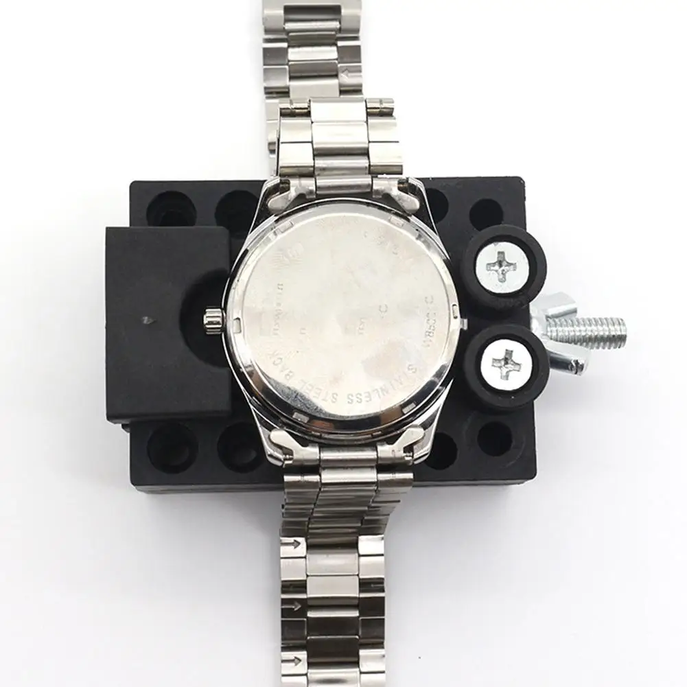 Белый маленький резиновый держатель для часов чехол открывания съемник