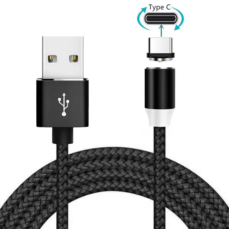 Магнитный зарядный кабель типа C QC 3 0 быстрое зарядное устройство USB для Samsung Galaxy S10