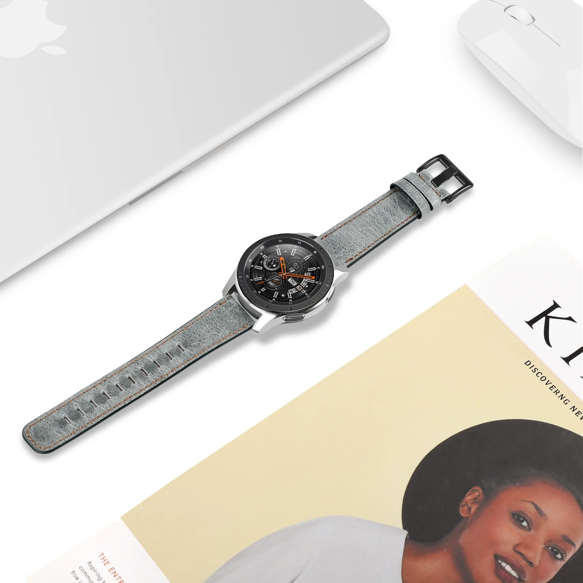 

Ремешок из натуральной кожи для наручных часов, браслет для Samsung Galaxy Watch 3 45 мм Galaxy 46 мм Huawei Watch 3 GT 2 Pro, 22 мм