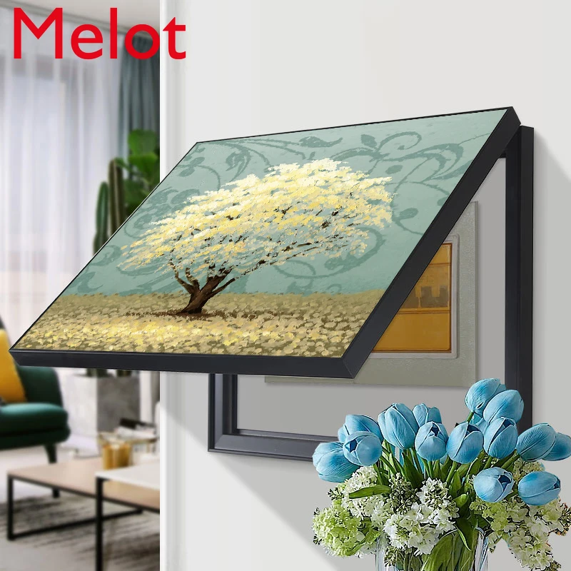 

Коробка с измерителем, декоративная картина, без перфорации, в нордическом простом современном стиле, блокировка переключателя, блок питан...