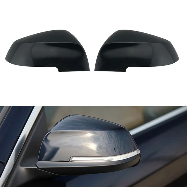 Хромированная черная сменная крышка зеркала заднего вида для BMW F20 F22 F23 F30 F32 F35 E84 |