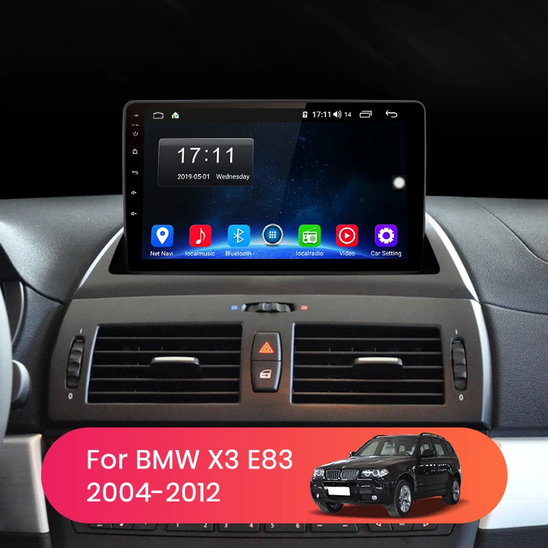Автомагнитола AWESAFE PX9 для BMW мультимедийный видеоплеер на Android 10 2 Гб ОЗУ 32 ПЗУ с GPS X3