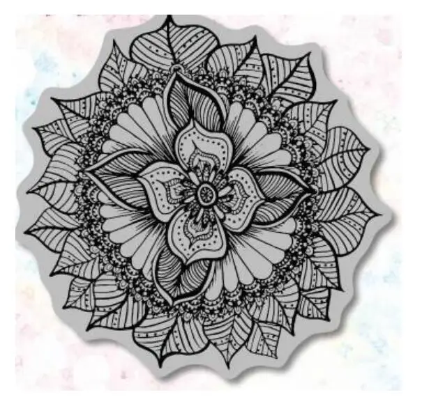 Задний прозрачный силиконовый штамп/печать для скрапбукинга своими