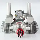 Оригинальный RCGF новая версия 120cc двухцилиндровый бензиновыйбензиновый двигатель для РУ самолета