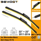 Автомобильное лезвие лобовое стекло резиновая силиконовая заправка стеклоочистителя для Mercedes-Benz SLK Class R172 2011-2016 22 