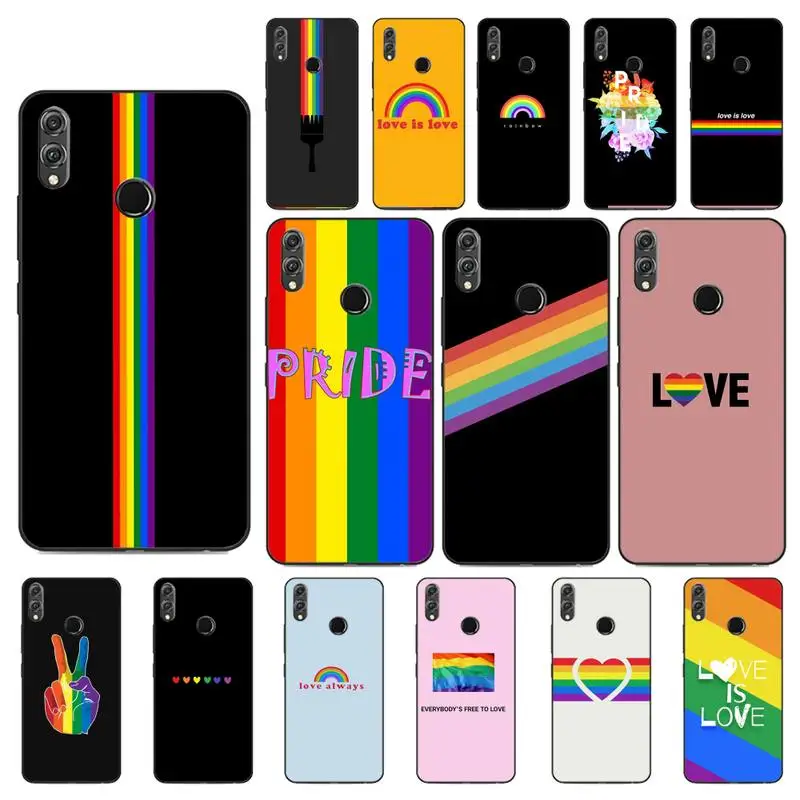 Мягкий чехол Yinuoda для телефона геев лесбиянок ЛГБТ гордость Huawei Honor 8X 8A 9 10 20 Lite 30Pro