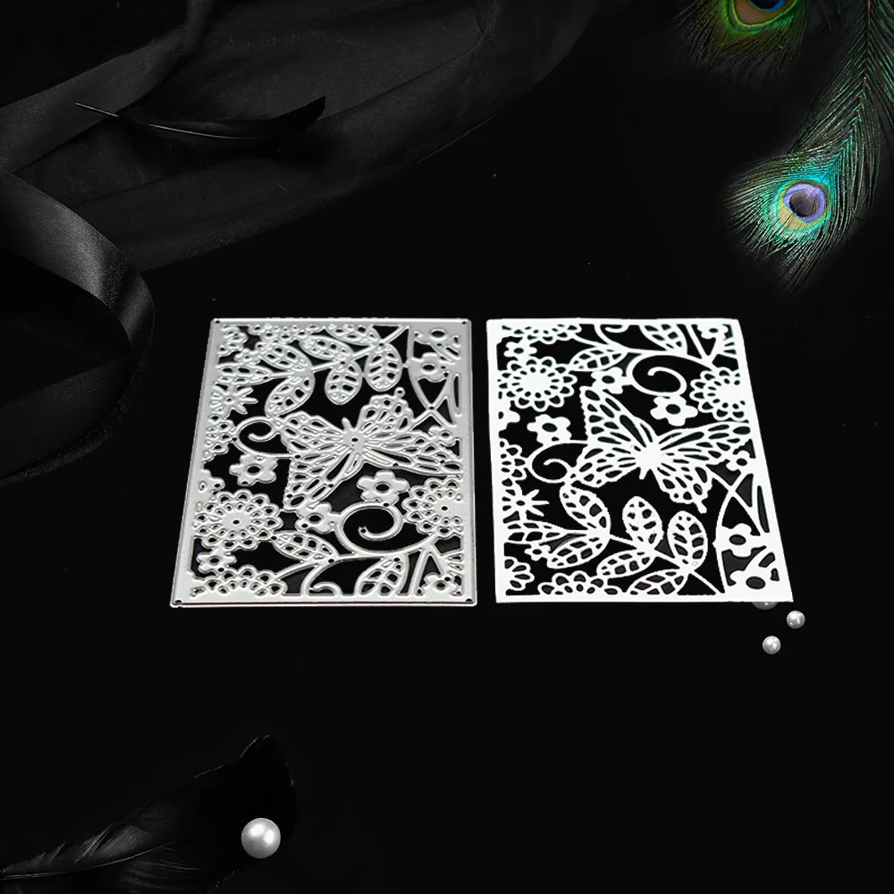 1 шт. металлические штампы в виде цветов и бабочек|Вырубные штампы| |