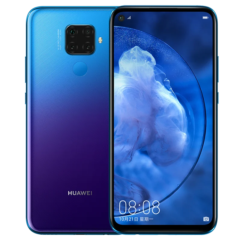 6 26 дюймов оригинал HUAWEI Nova 5z мобильного телефона Гб 64 Kirin 810 Octa Core отпечатков