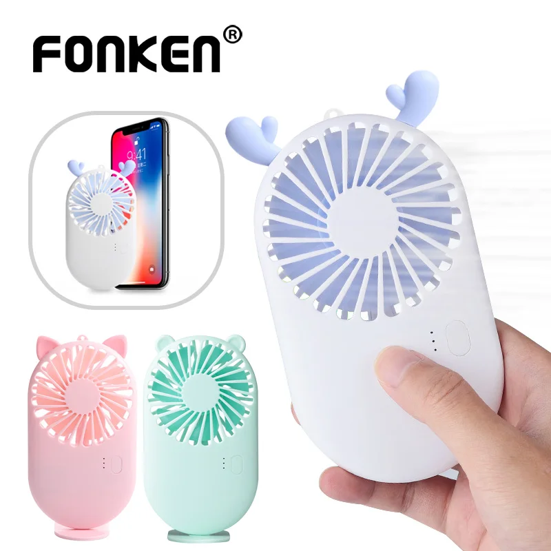 Мультяшный USB вентилятор 500 мА настольный мини охладитель Портативный Usb