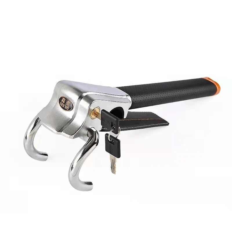 

Universal Car Steering Wheel Lock Foldable Anti-Theft Security Car Locks Auto Steering Lock Anti Theft Protection T-Locks