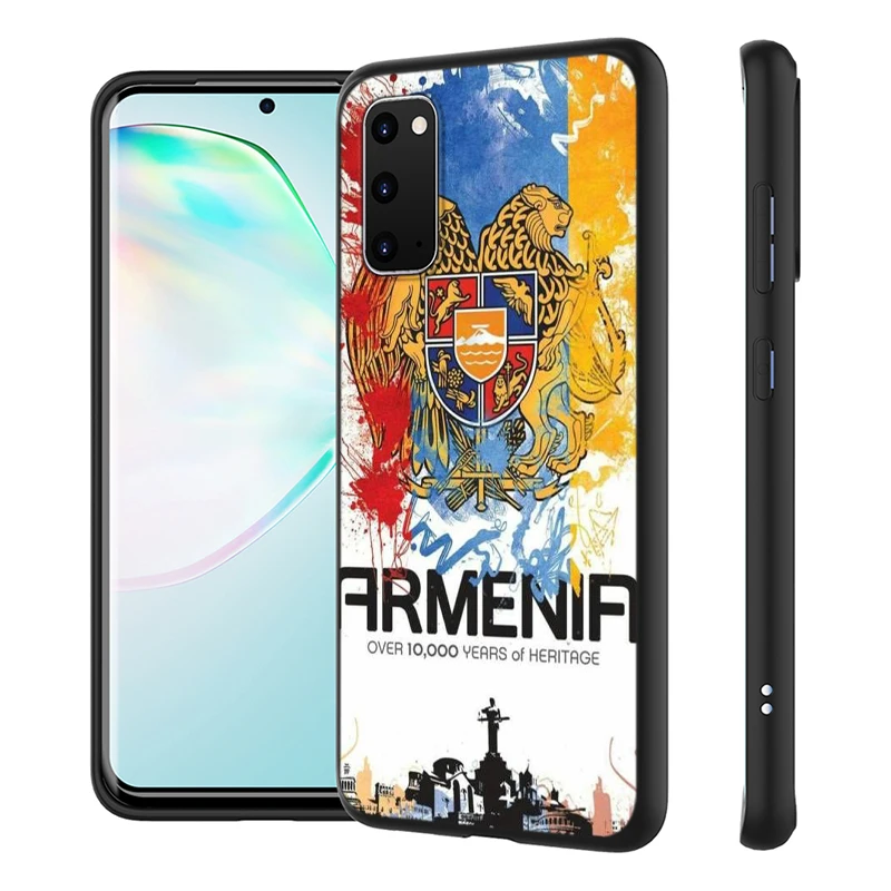 Armenian Flag Anti-Fall Back Cover For Samsung Galaxy S20 Ultra Plus A01 A11 A21 A31 A41 A51 A71 A91 Phone Case | Мобильные телефоны