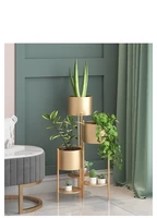 simple light luxury indoor living room wrought iron multi layer flower shelf rack